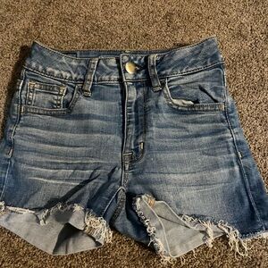 American eagle jean shorts size 00